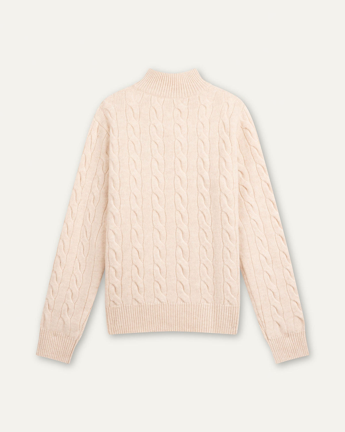 100% Cashmere Lightweight Zip Turtleneck Jumper – view 13