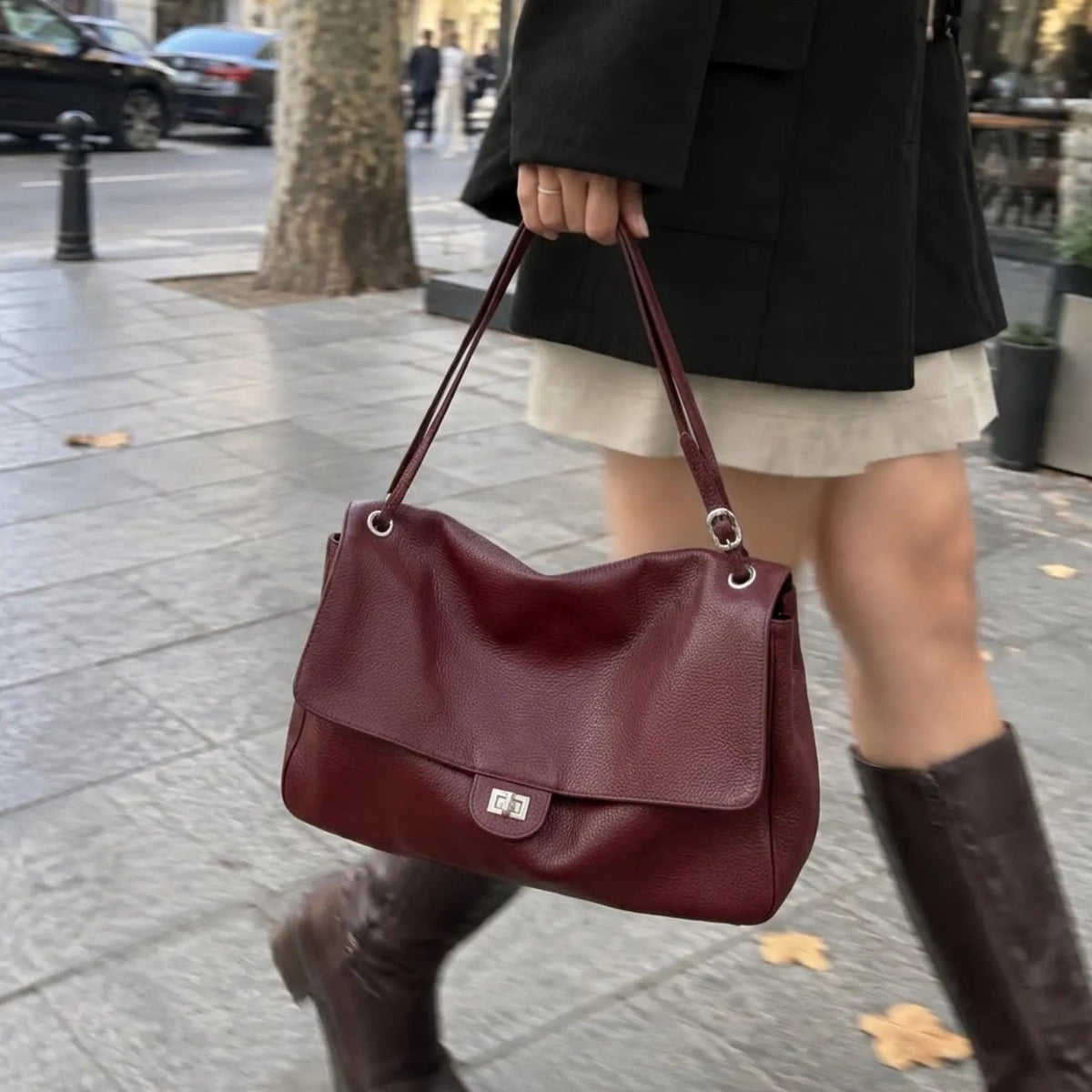 Carla Maxi Flap Vegan Leather Underarm Shoulder Bag – view 16