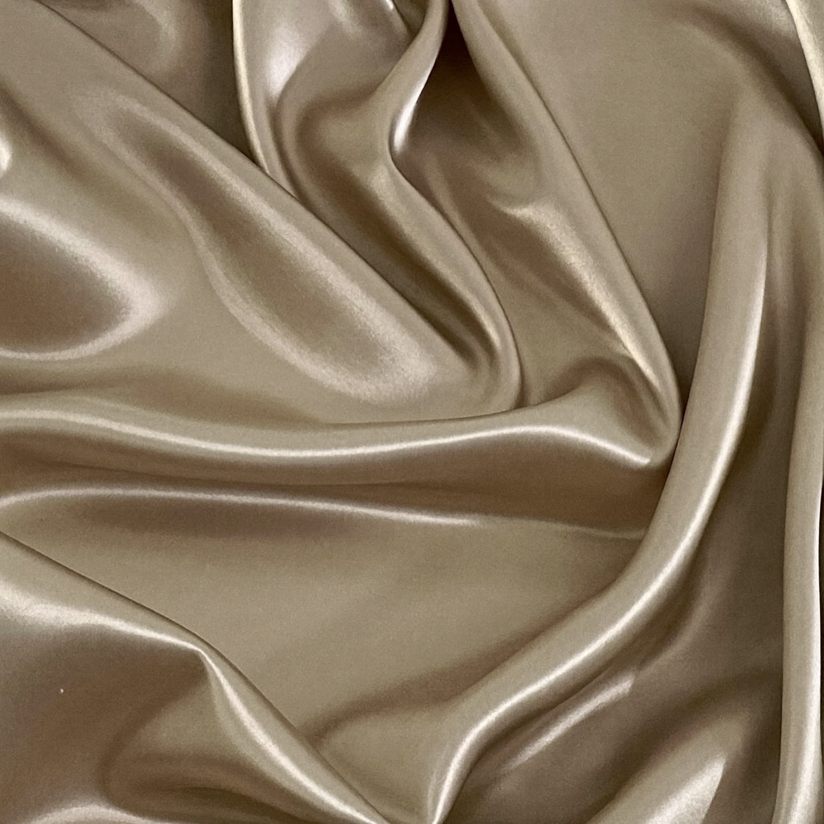 Champagne satin close-up