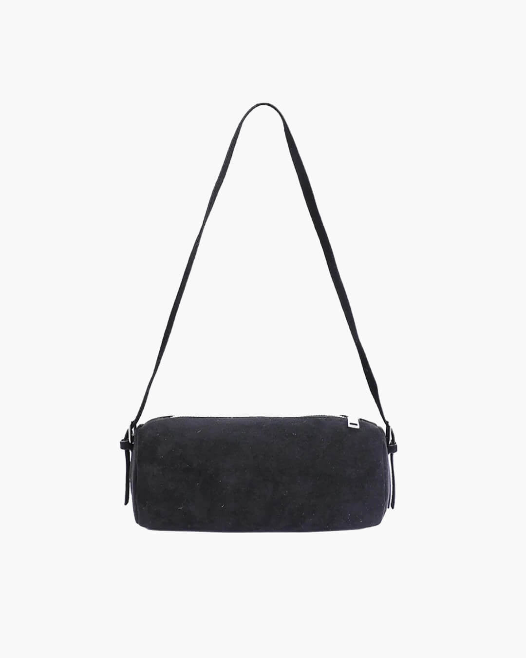 Beatrice Faux Suede Pillow Hobo Shoulder Bag with Zip – view 10