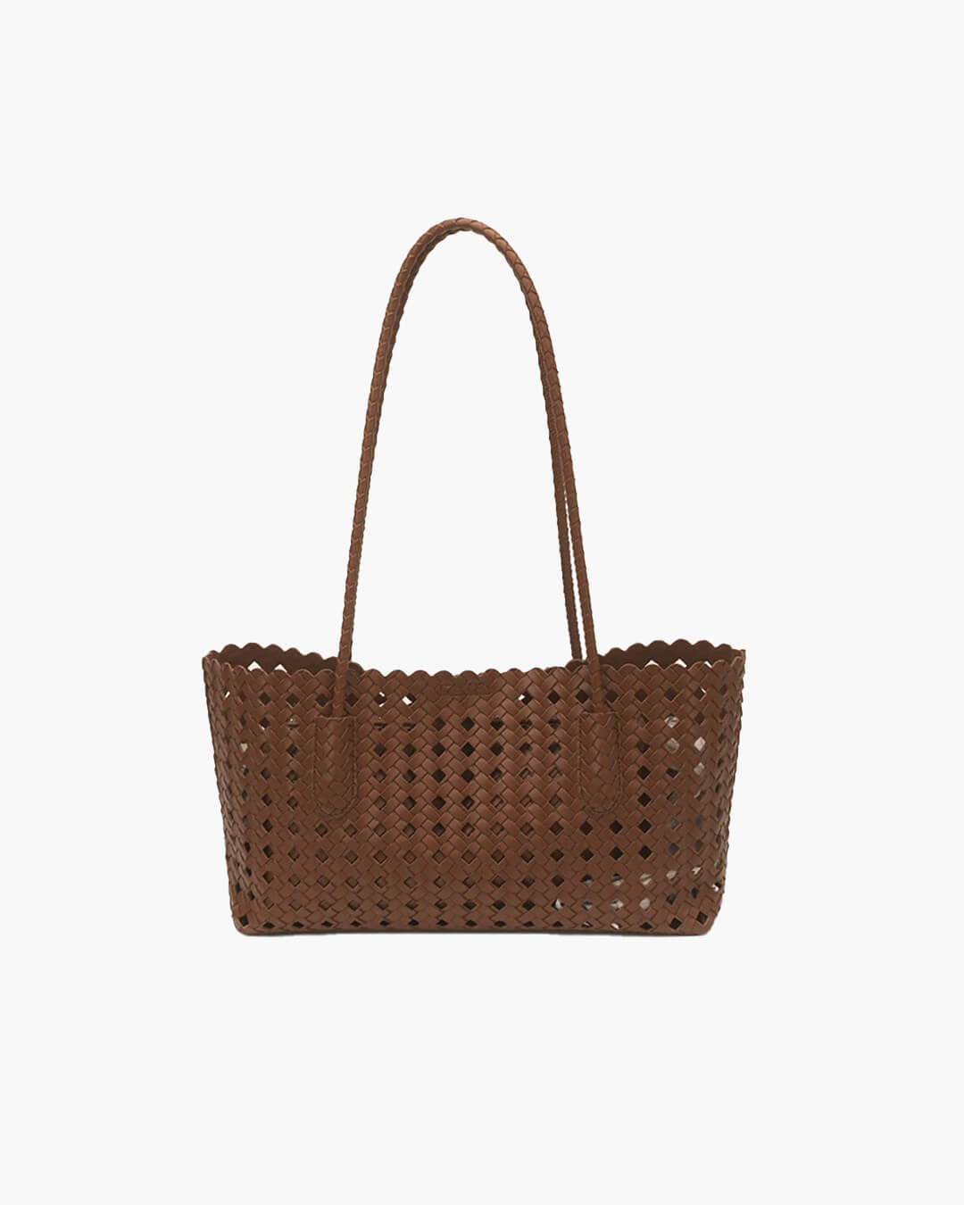 Briana Hollow-Out Woven Shoulder Tote Bag with Open Top – view 7