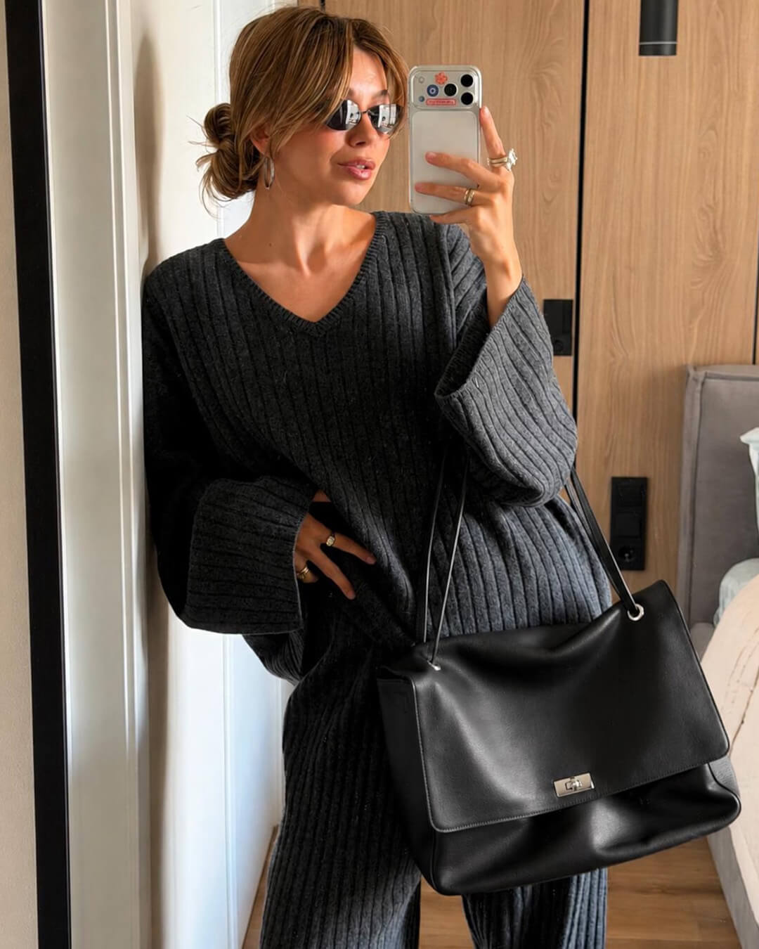 Carla Maxi Flap Vegan Leather Underarm Shoulder Bag – view 3