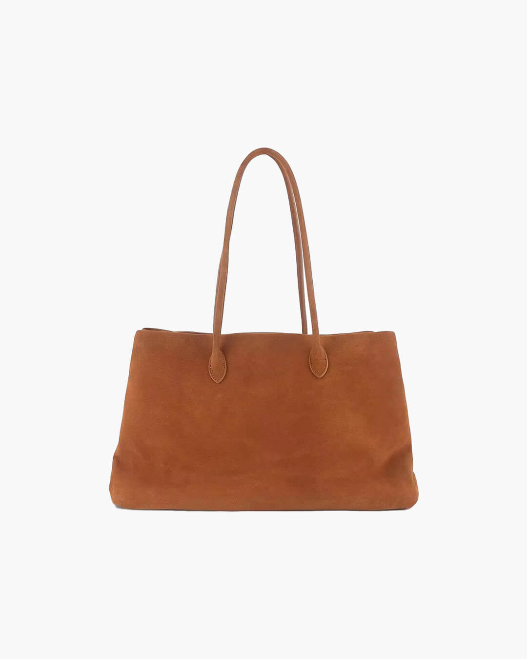 Carly Frosted Faux Suede Tote Bag with Tassel Zip
