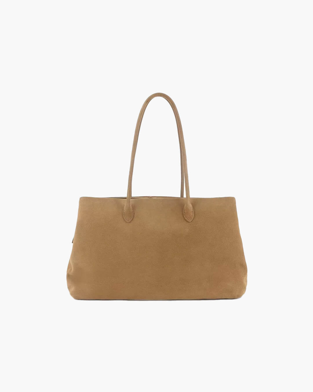 Carly Frosted Faux Suede Tote Bag with Tassel Zip – view 10