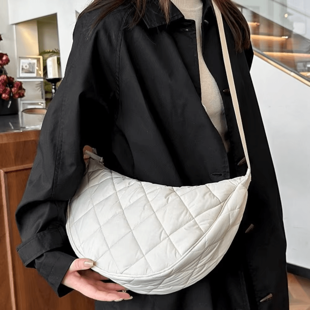 Ella Half-Moon Nylon Crossbody Belt Bag with Adjustable Strap – view 5