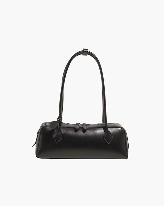Ella Vintage-Inspired Vegan Leather Baguette Shoulder Bag