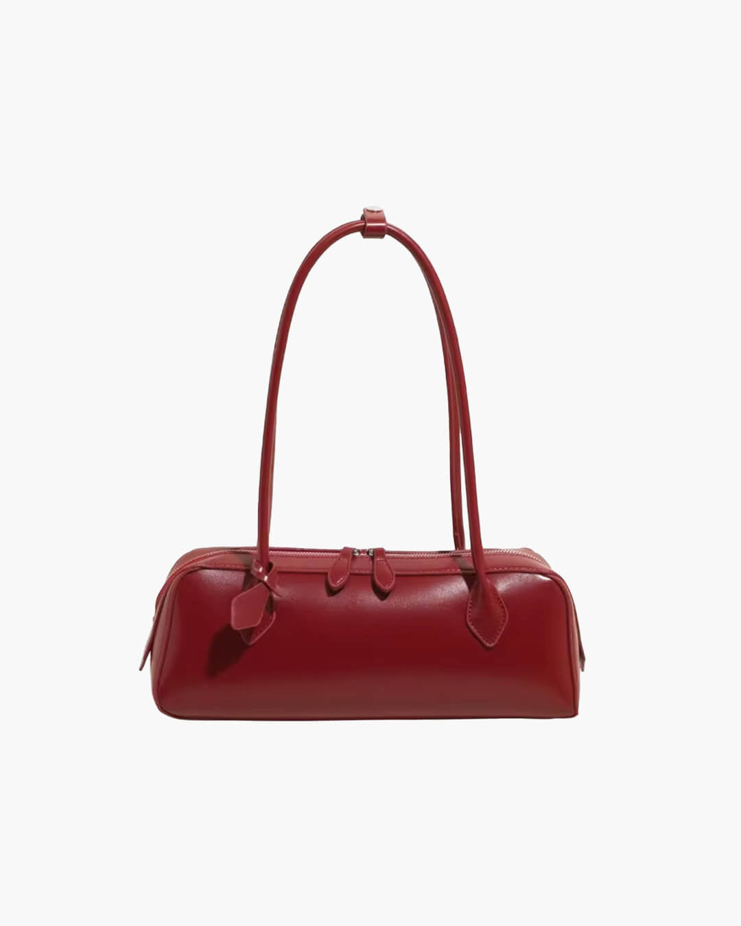 Ella Vintage-Inspired Vegan Leather Baguette Shoulder Bag – view 9