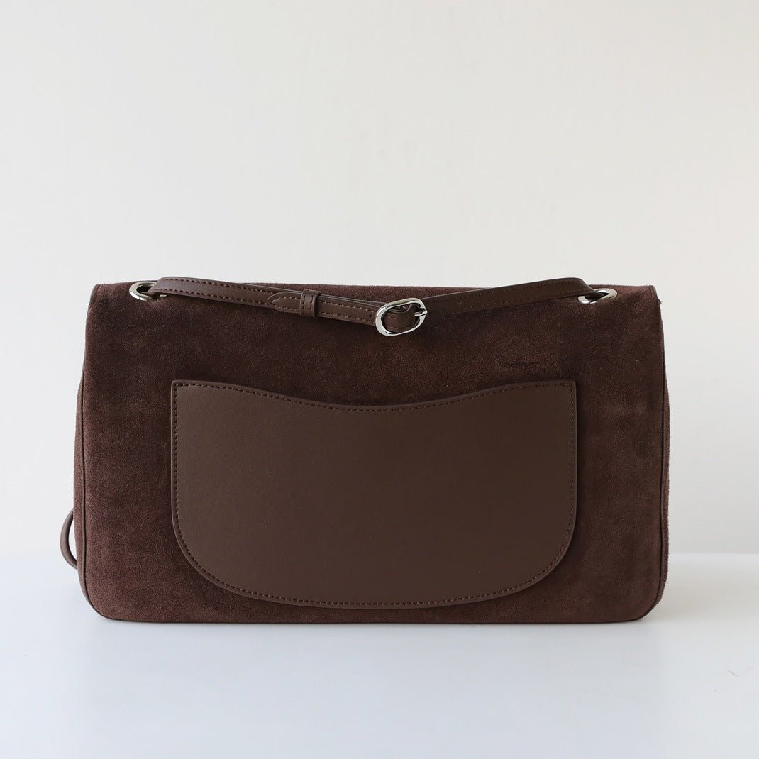 Esther Frosted Vegan Leather Retro Top Handle Tote Bag – view 4