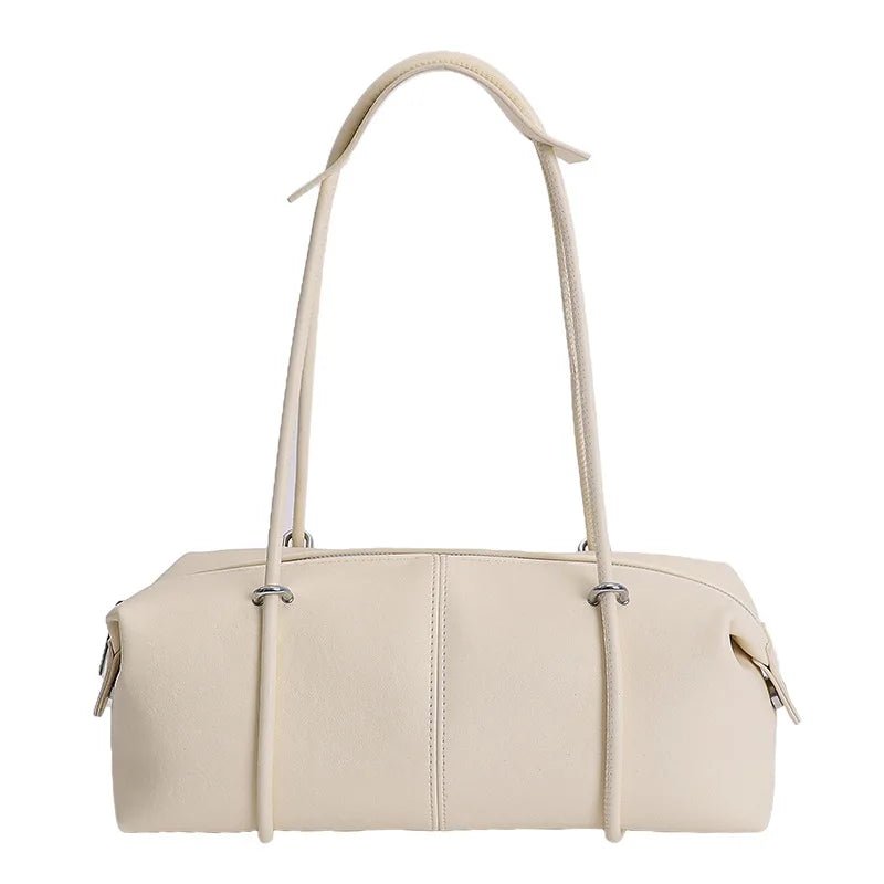 Mila Boston Pillow Vegan Leather Shoulder Bag with Top Zip – view 20
