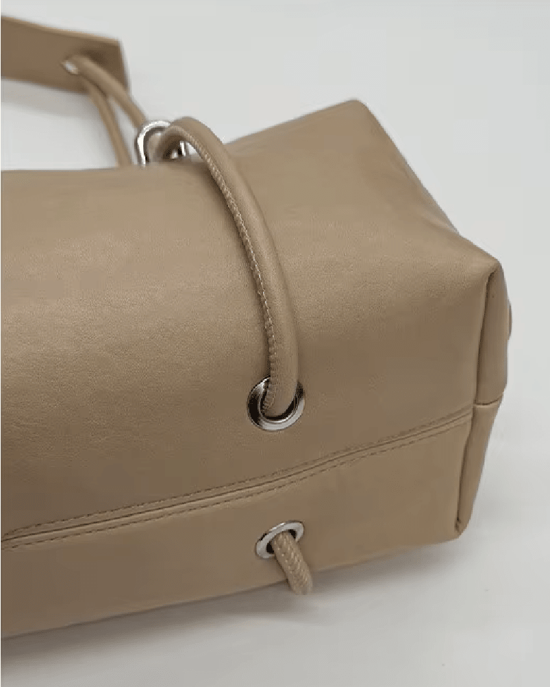 Mila Boston Pillow Vegan Leather Shoulder Bag with Top Zip – view 5