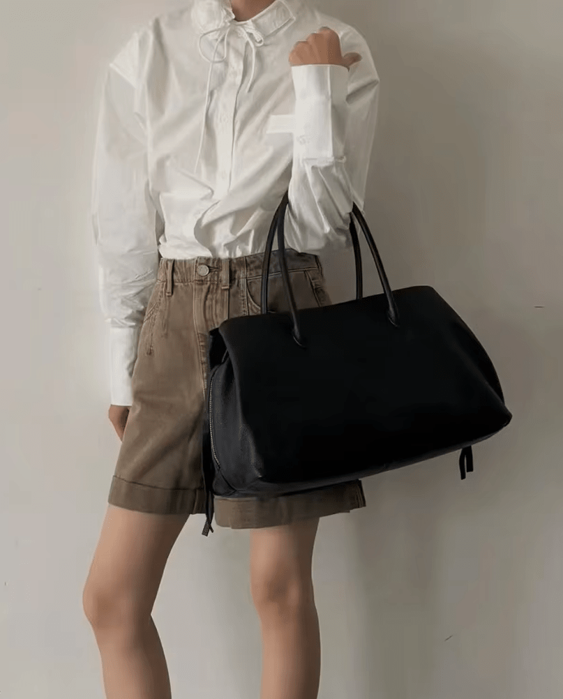 Miriam Vintage Vegan Leather Multi-Compartment Tote with Tassel – view 2