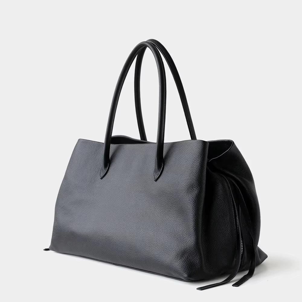 Miriam Vintage Vegan Leather Multi-Compartment Tote with Tassel – view 2