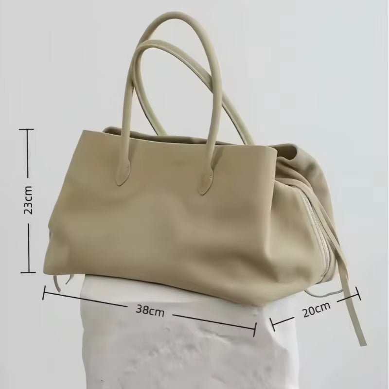 Miriam Vintage Vegan Leather Multi-Compartment Tote with Tassel – view 19