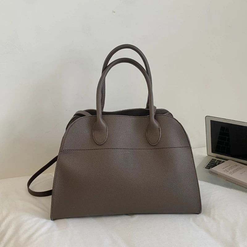 Rose Structured Large Capacity Underarm Tote Bag – view 7