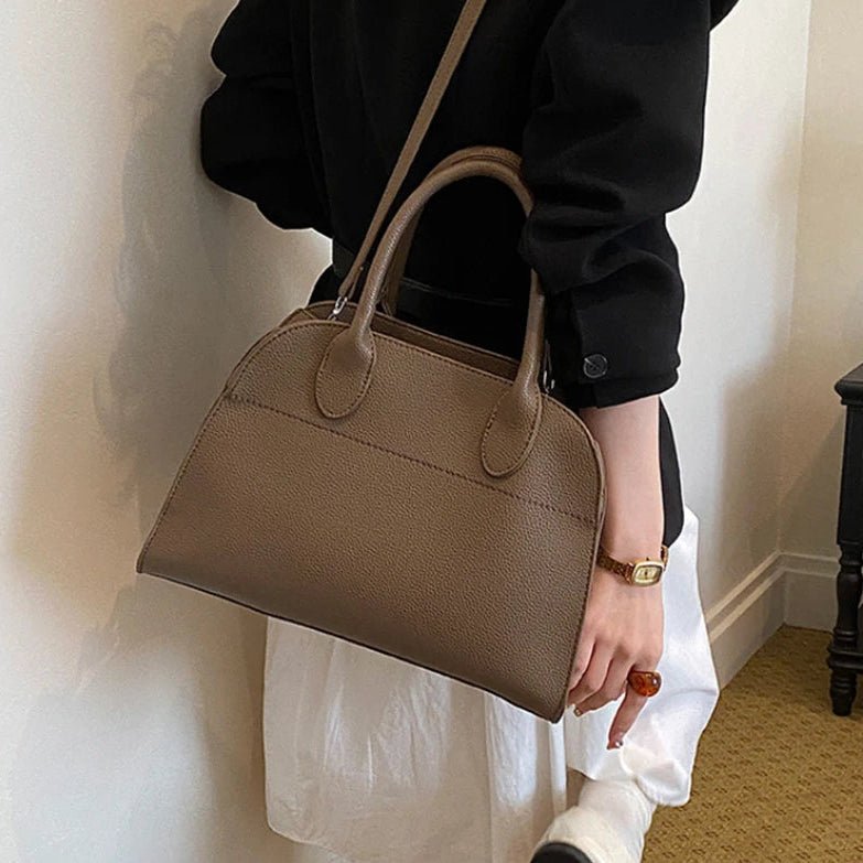 Rose Structured Large Capacity Underarm Tote Bag – view 6