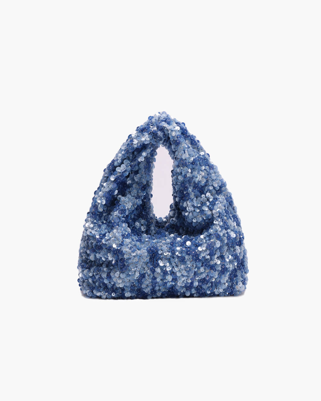Sophia All-Over Sequin Evening Shoulder Bag with Zip – view 7