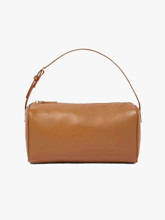 Alice Glazed Vegan Leather Structured Shoulder Bag