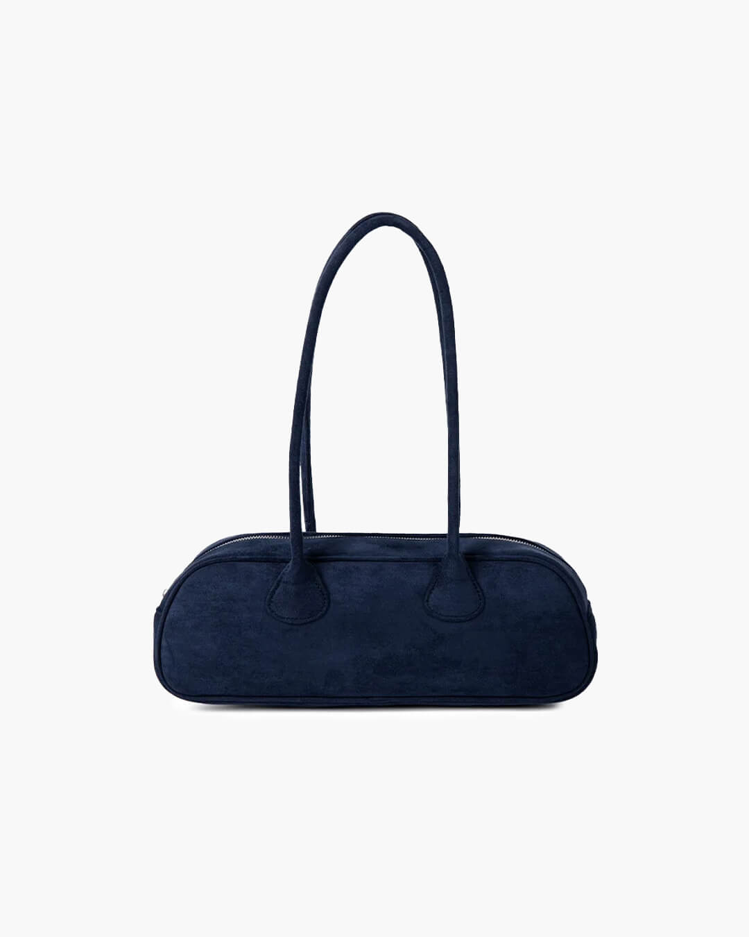 Aveline Vegan Suede One-Shoulder Bag with Soft Velvet Texture