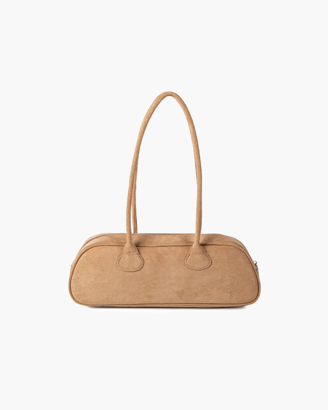 Aveline Vegan Suede One-Shoulder Bag with Soft Velvet Texture – view 4