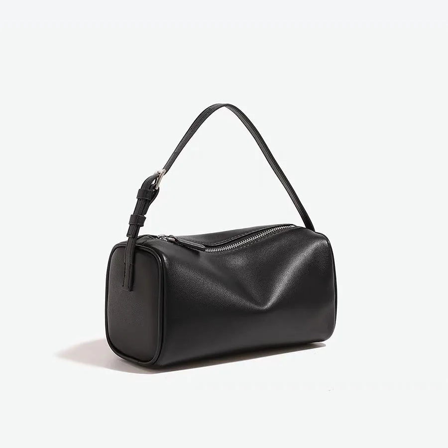 Bianca 90s-Inspired Faux Leather Mini Crossbody Bag with Zip – view 3
