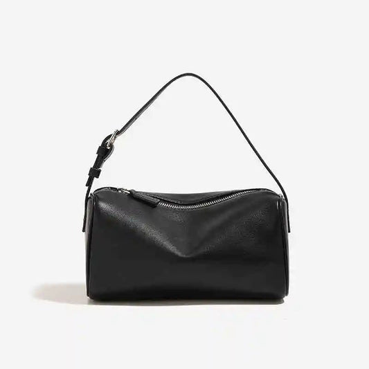 Bianca 90s-Inspired Faux Leather Mini Crossbody Bag with Zip