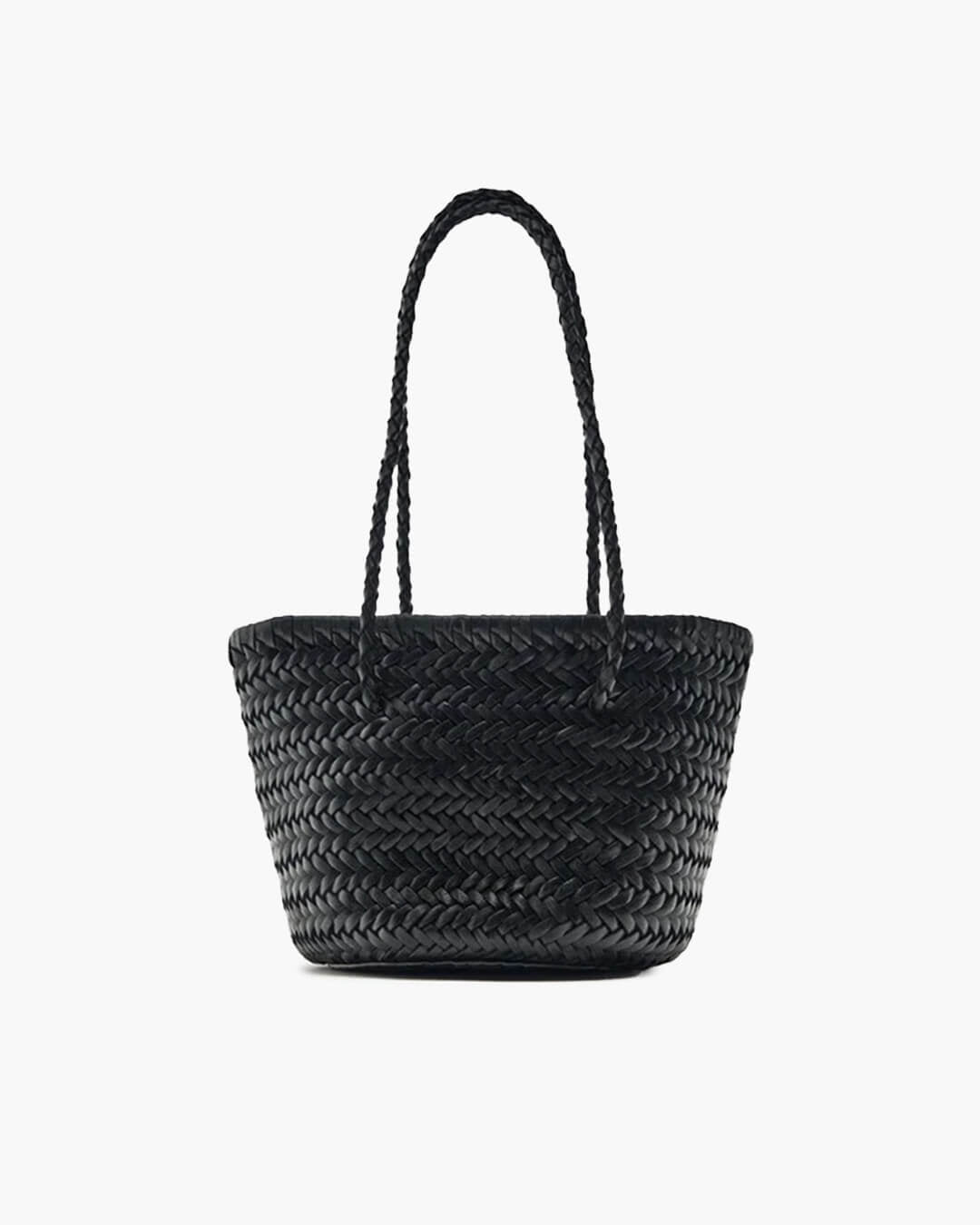 Blair Braided Vegan Leather Bucket Shoulder Bag – view 8