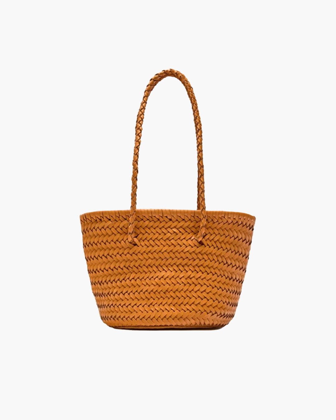 Blair Braided Vegan Leather Bucket Shoulder Bag – view 10