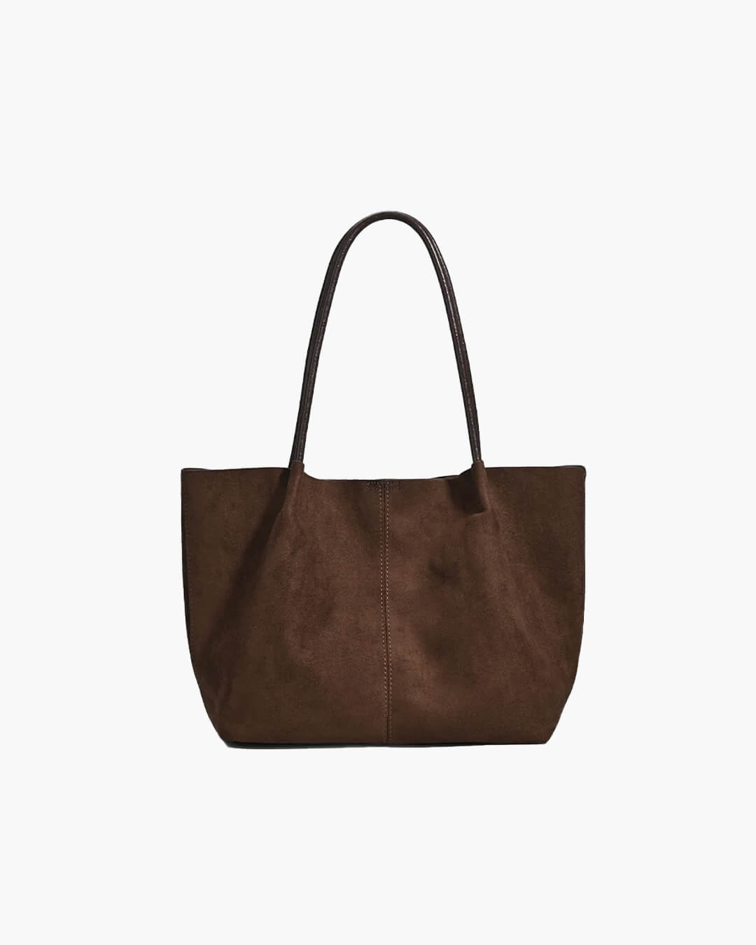 Cheska Retro Faux Suede Tote Bag with Matching Pouch – view 2