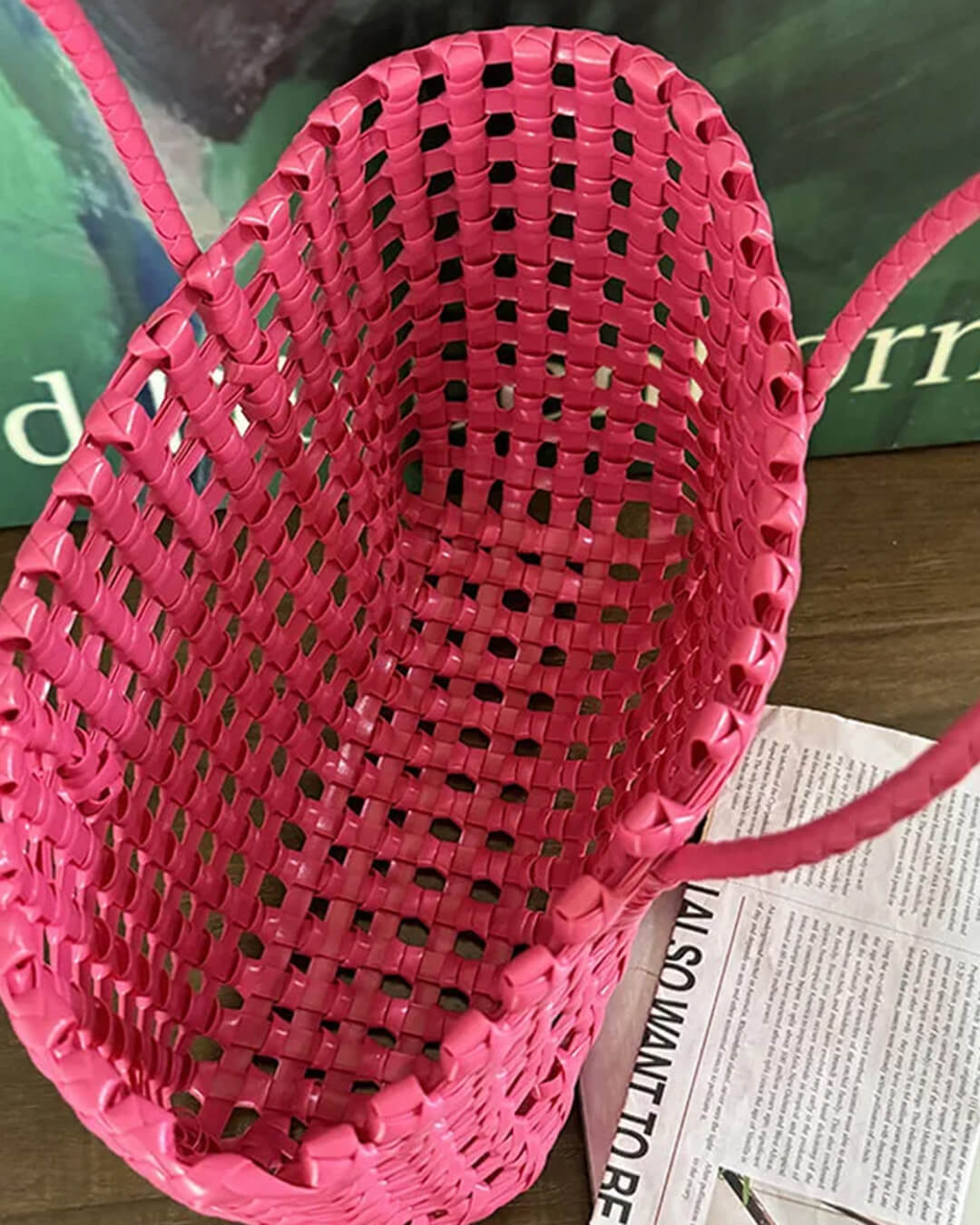 Cresta Open-Weave Lightweight Shoulder Tote Bag – view 10