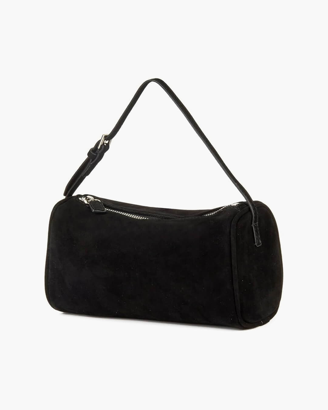 Danika Faux Suede Trapezoid Mini Bag with Top Handle