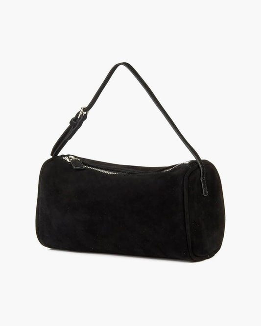 Danika Faux Suede Trapezoid Mini Bag with Top Handle