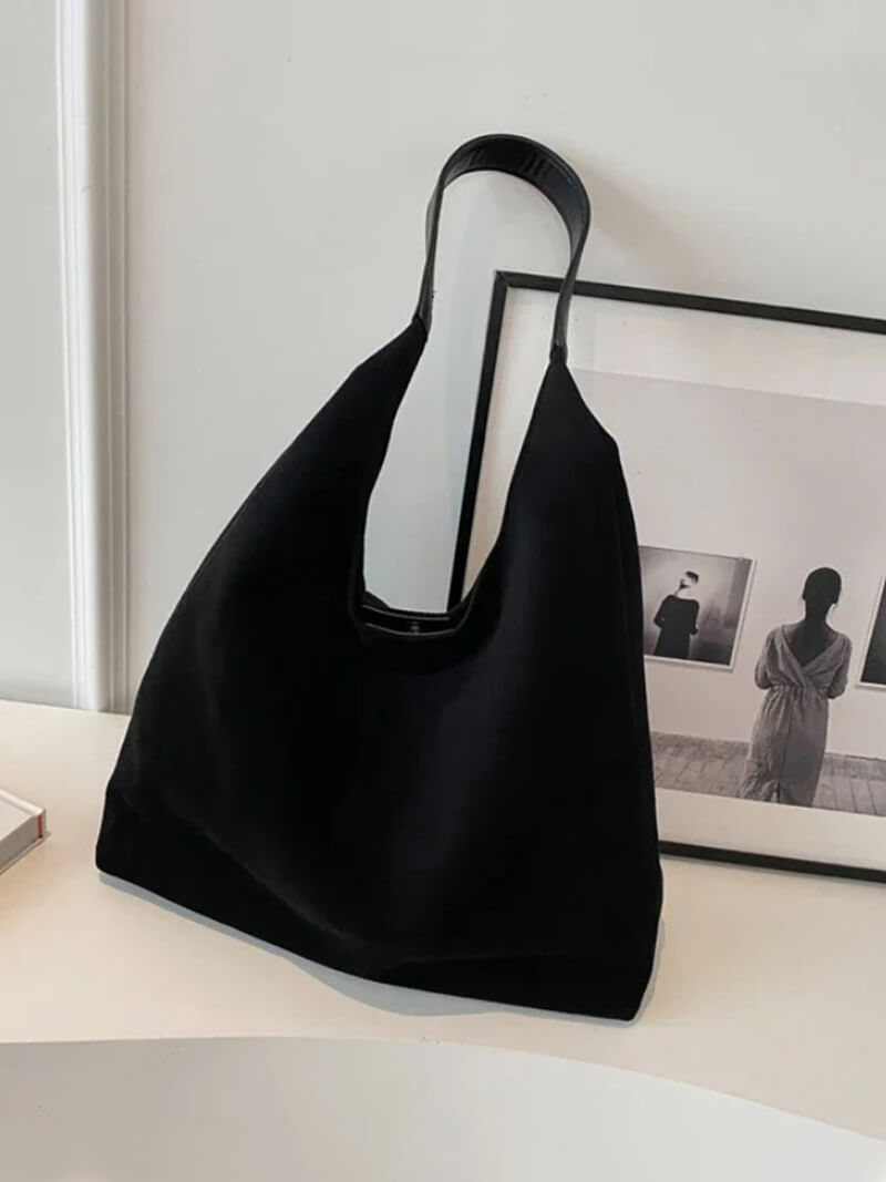 Jenna Western-Inspired Spacious Faux Suede Handbag