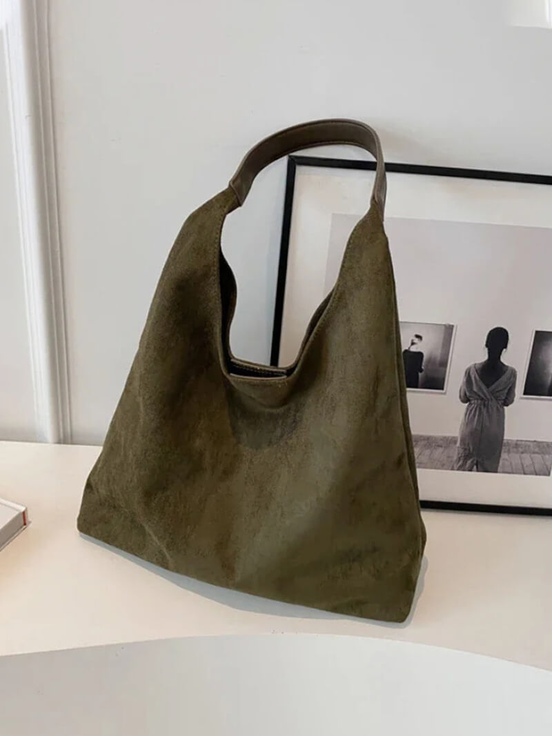 Jenna Western-Inspired Spacious Faux Suede Handbag – view 15