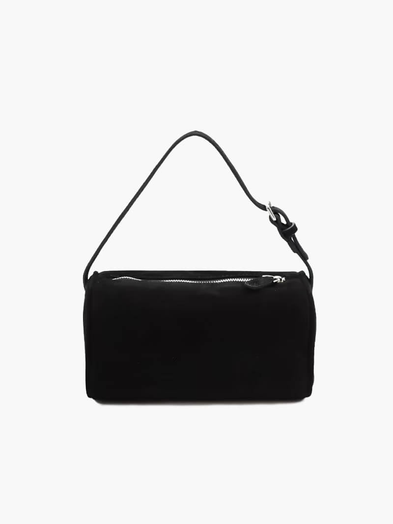 Ruby Faux Suede Western-Inspired Rounded Shoulder Bag