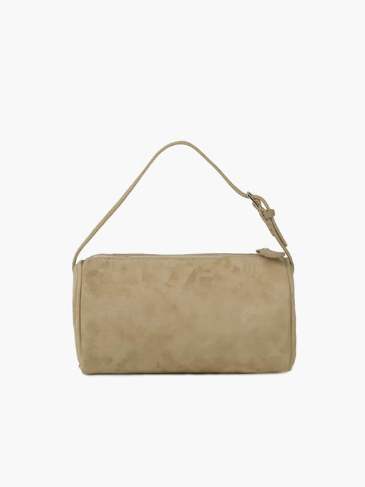 Ruby Faux Suede Western-Inspired Rounded Shoulder Bag