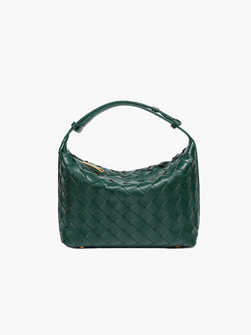 Mica Mini Woven Vegan Leather Bag with Adjustable Handle – view 10