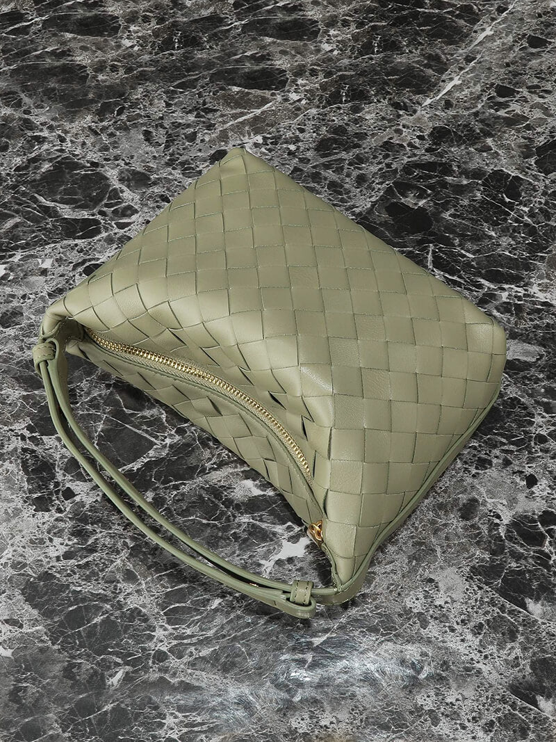 Mica Mini Woven Vegan Leather Bag with Adjustable Handle – view 8