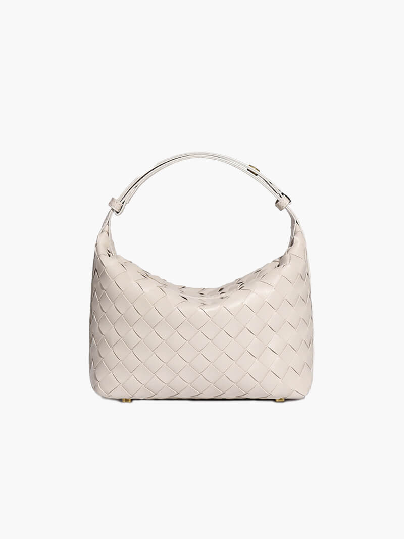 Mica Mini Woven Vegan Leather Bag with Adjustable Handle – view 12