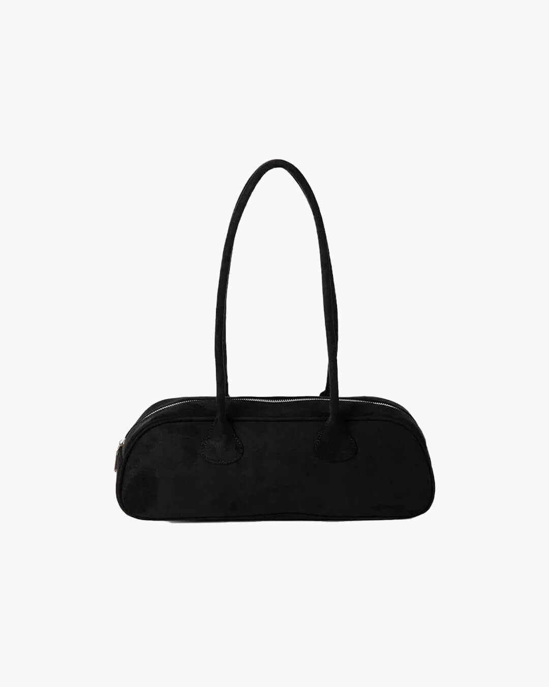 Pauleen Faux Suede Multi-Pocket Baguette Bag with Zip