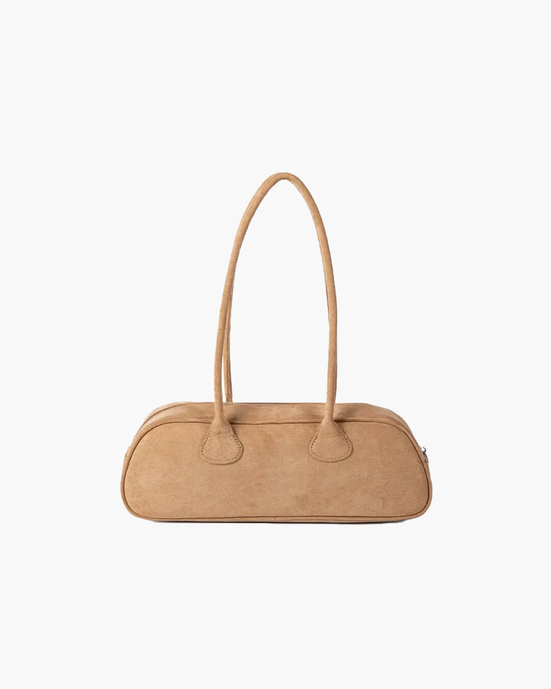 Pauleen Faux Suede Multi-Pocket Baguette Bag with Zip
