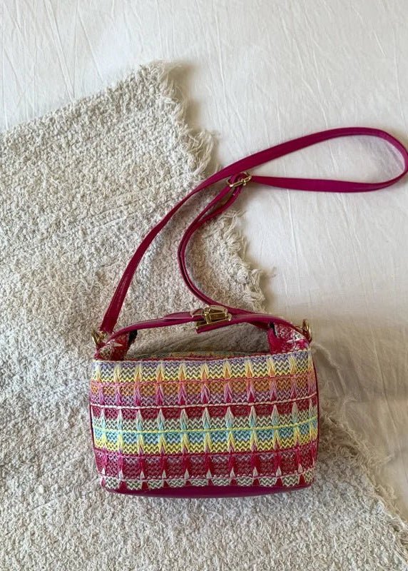 Raphaela Hand-Woven Raffia Hobo Sling Bag with Cotton Lining