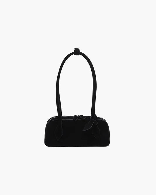 Rebecca Retro Faux Suede Underarm Bag for Shoulder or Crossbody