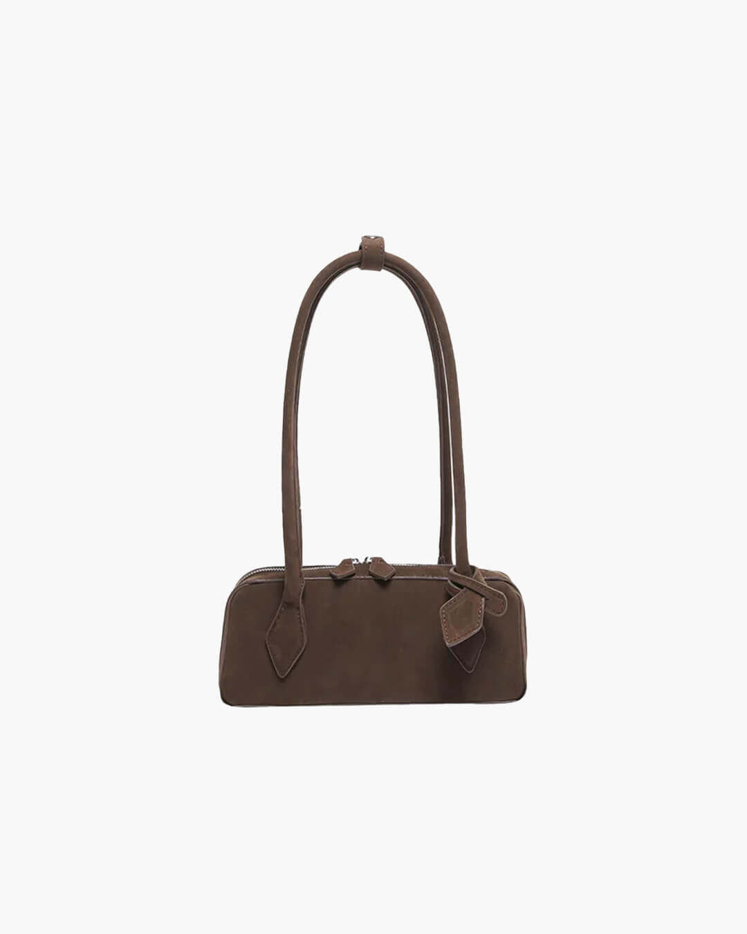 Rebecca Retro Faux Suede Underarm Bag for Shoulder or Crossbody
