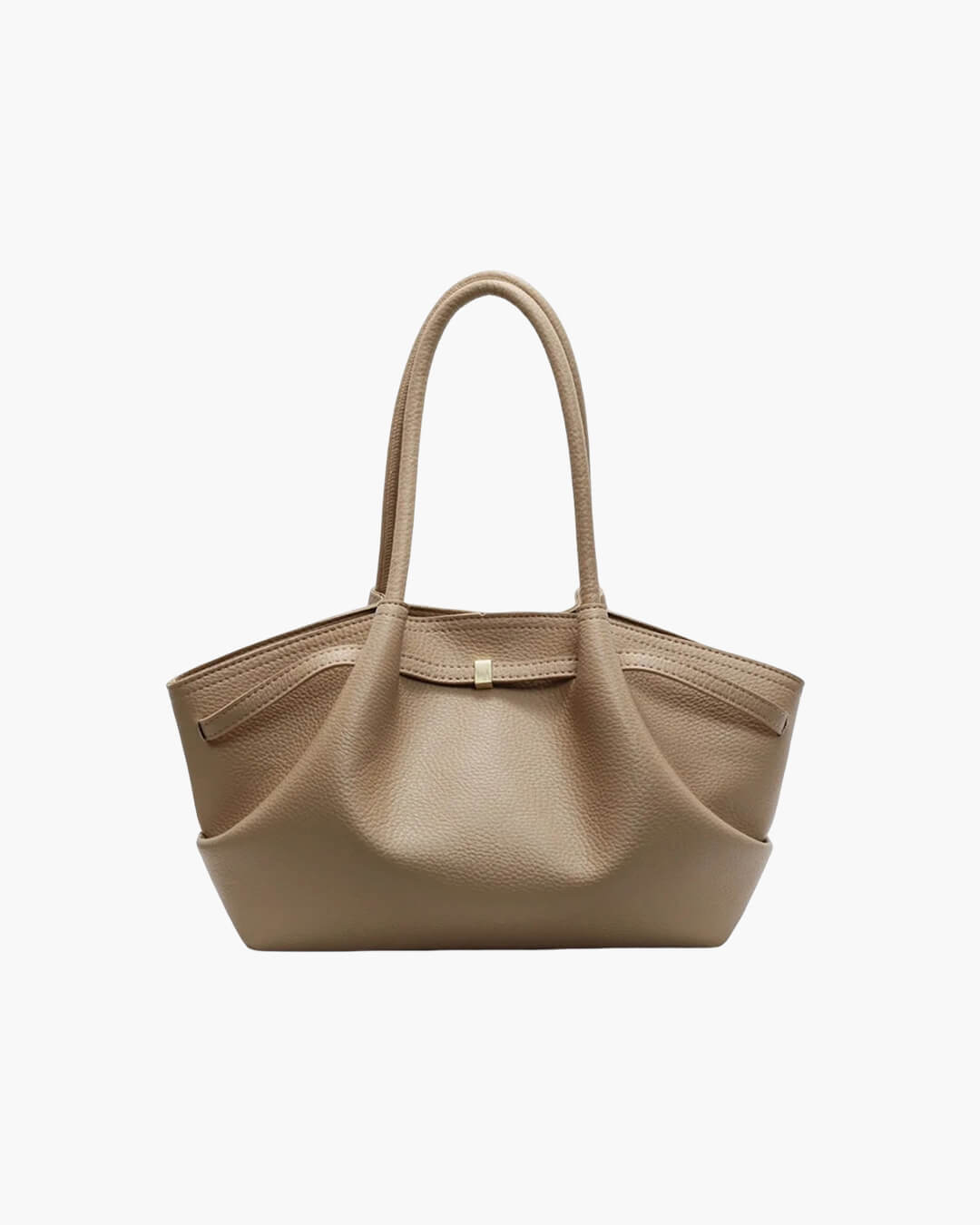 Sandy Structured PU Leather Underarm Shoulder Tote Bag