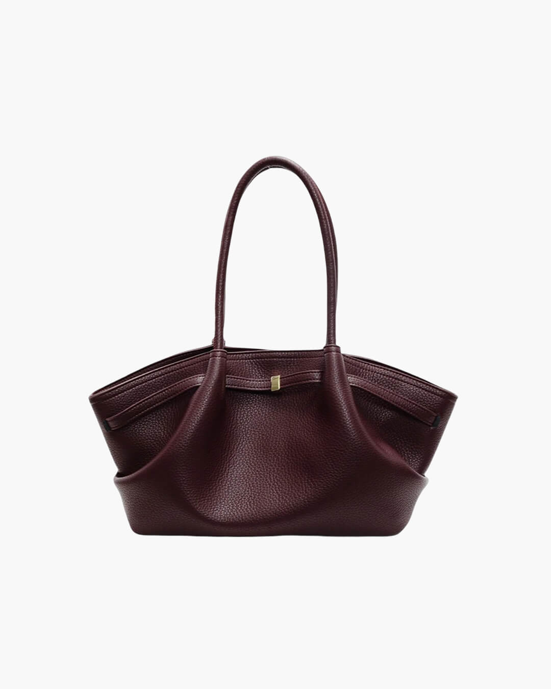 Sandy Structured PU Leather Underarm Shoulder Tote Bag