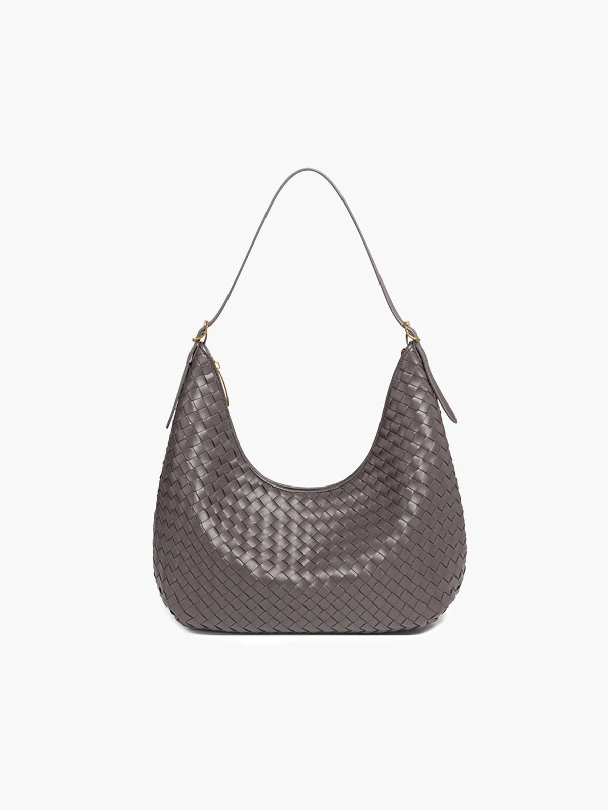 Scarlett Woven Vegan Leather Tote Bag with Dual Handles