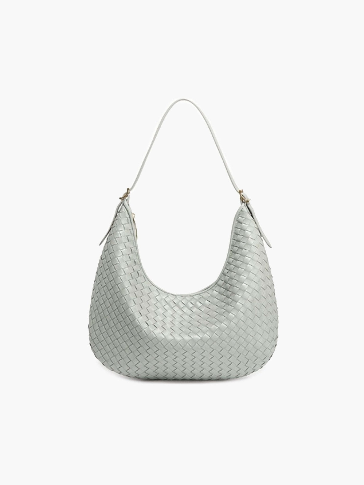 Scarlett Woven Vegan Leather Tote Bag with Dual Handles