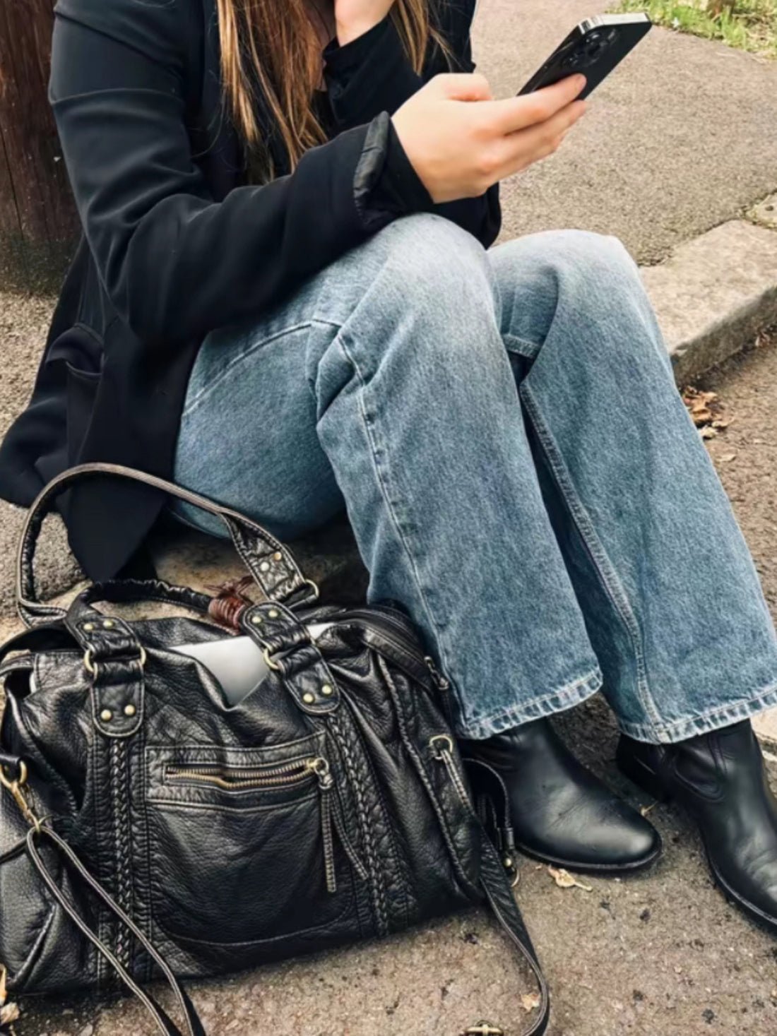 Tanja Compact Vegan Leather Shoulder and Crossbody Bag – view 7