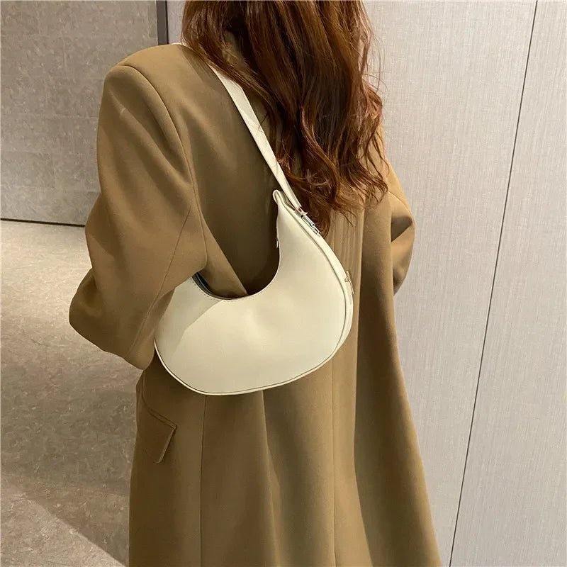 Tyla Lightweight Vegan Leather Hobo Shoulder Bag with Zip – view 8