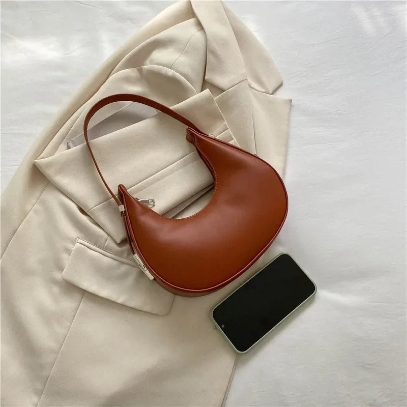 Tyla Lightweight Vegan Leather Hobo Shoulder Bag with Zip – view 5